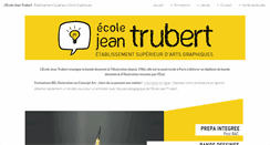 Desktop Screenshot of ecolejeantrubert.com